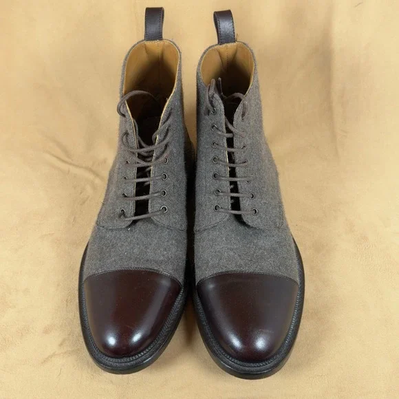 TAFT Men's Jack Wool Cap Toe Boots Size 9 (EUR 42) - Picture 5 of 8